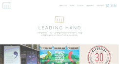 Desktop Screenshot of leadinghand.com.au