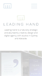 Mobile Screenshot of leadinghand.com.au